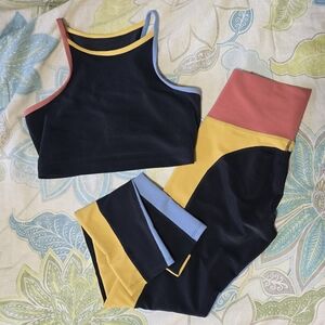 Beach Riot Colorblock Yoga Set